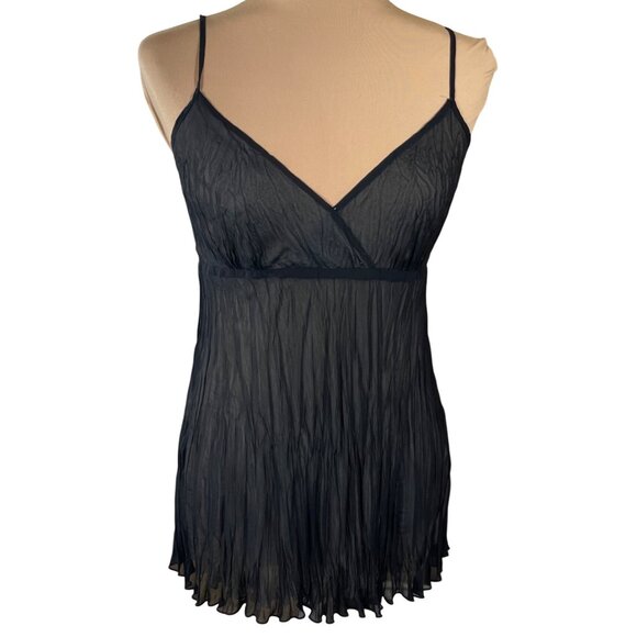 WHBM Skirt & Camisole Set Black Sheer Cocktail Size S Small - Picture 6 of 11